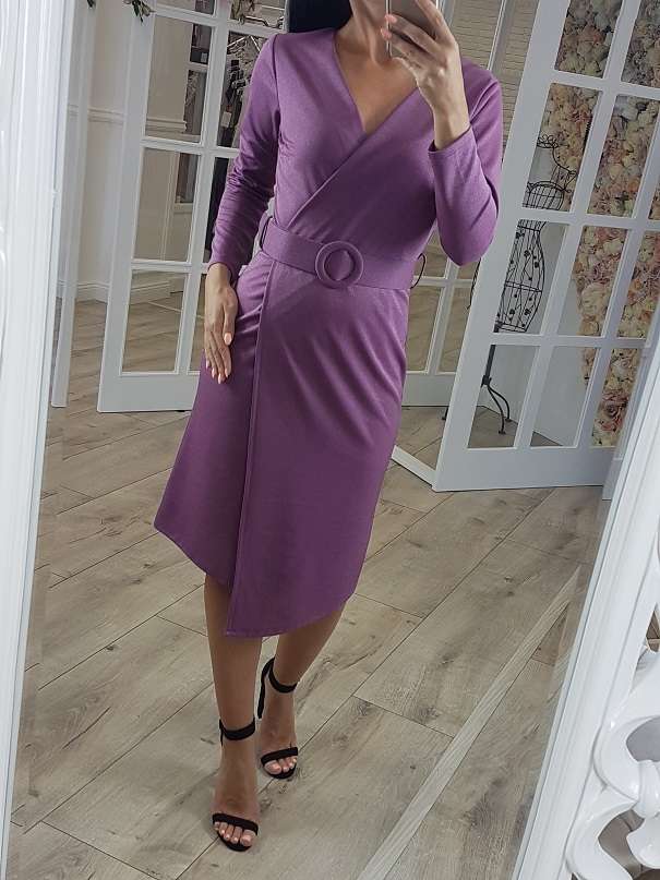 Dlhšie elegantné šaty ARISTON - R1495 – Obrázok 4