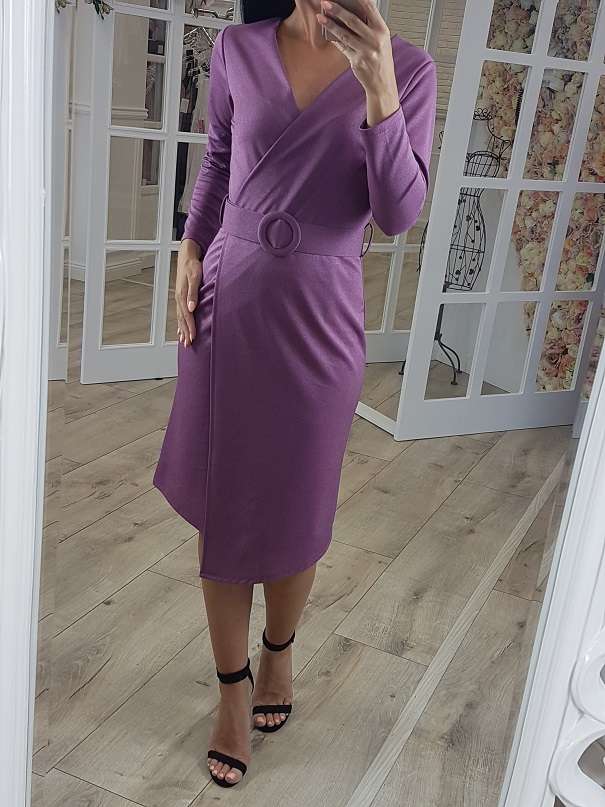 Dlhšie elegantné šaty ARISTON - R1495 – Obrázok 5